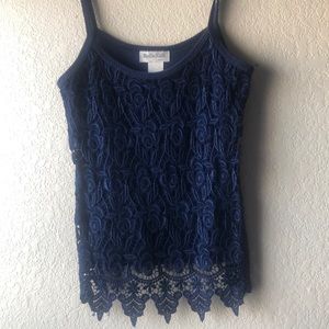 Tank Top with lace in front